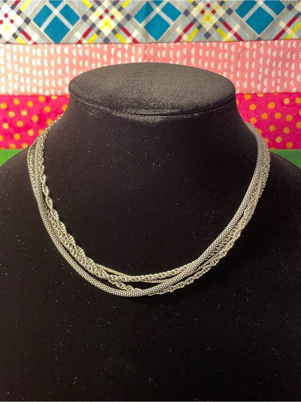 Silpada Silver-Tone Multi-Strand Twisted Necklace - Women